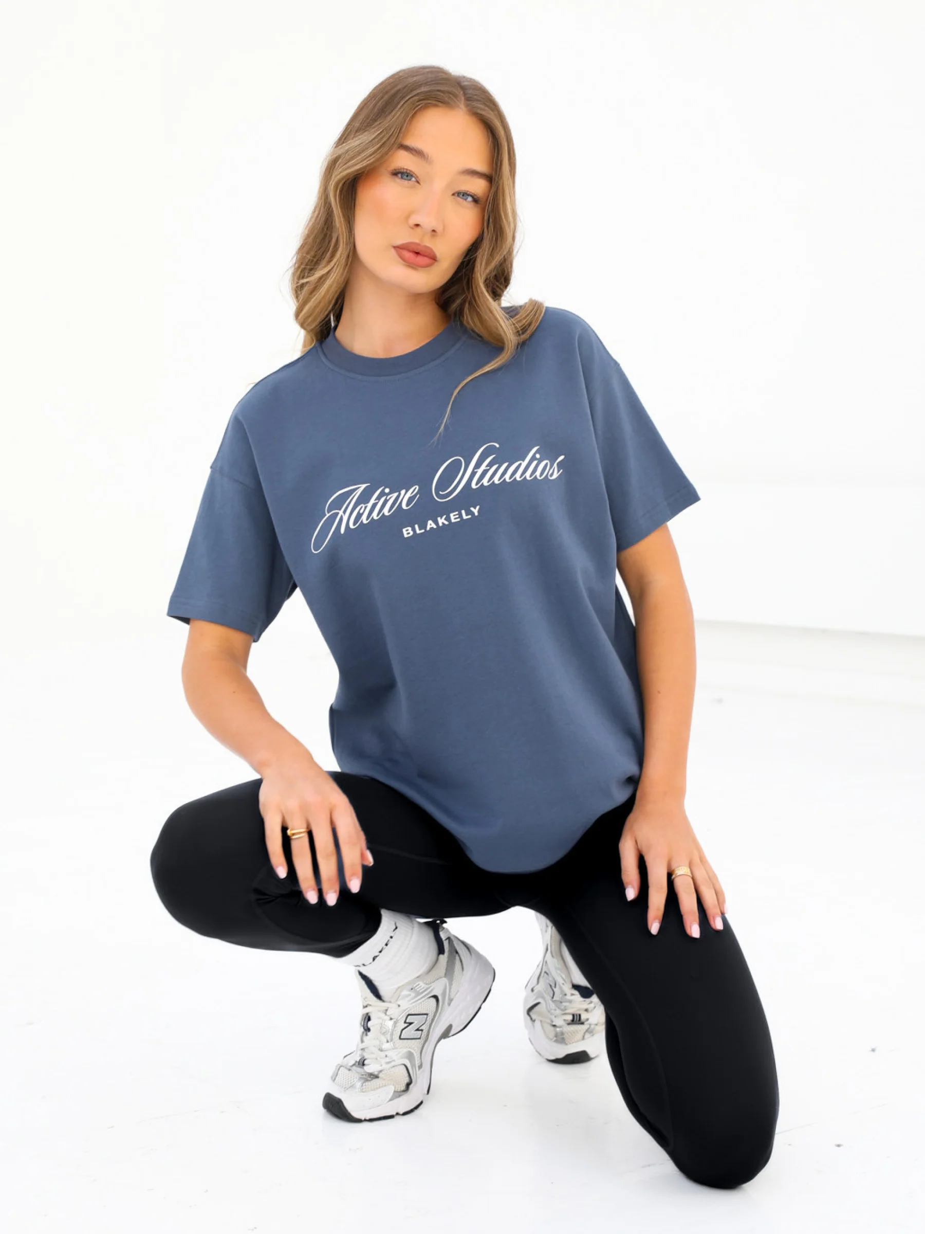 Off Duty Oversized T-Shirt - Steel Blue - Winsoncom