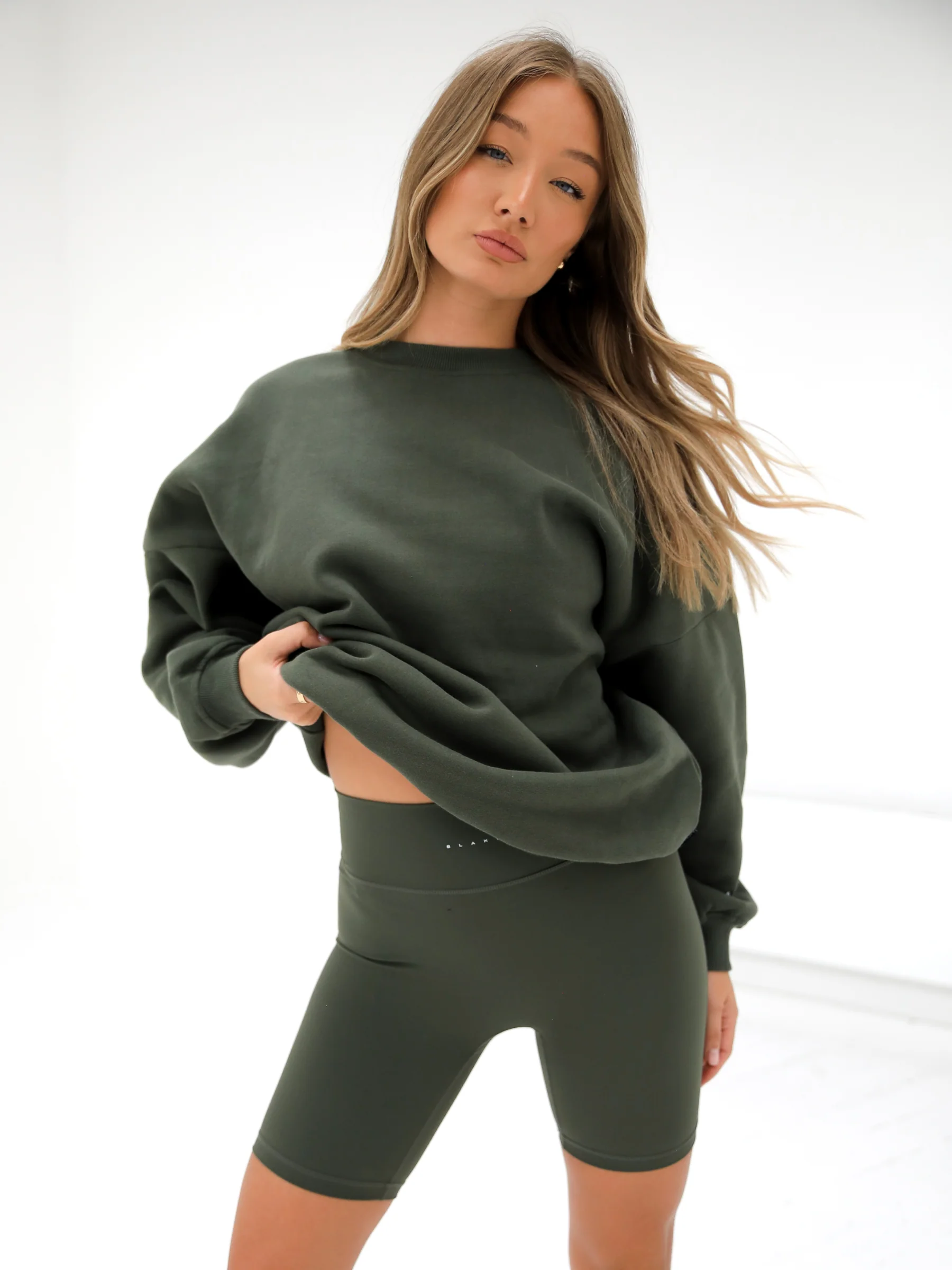 Isabel Oversized Jumper - Khaki Green - Winsoncom